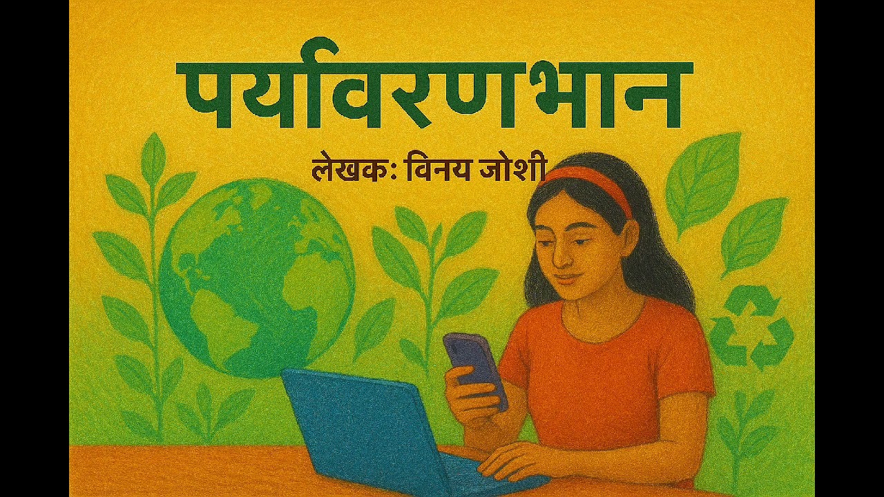 डिजिटल जिदंगी:डिजिटल जीवनातलं पर्यावरणभान लेखक:विनय जोशी