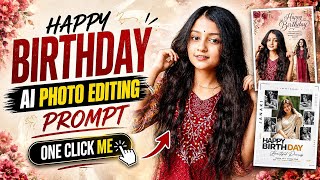 Happy Birthday Photo Editing | Birthday AI Photo Editing Prompt | ChatGPT & Google Gemini AI  screenshot 3