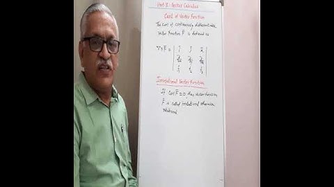 Irrotational vector Function #Shorts