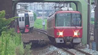 名鉄3509編成 吉良吉田発普通弥富行き 神宮前駅入線