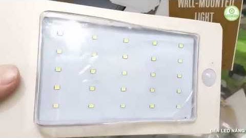 Đèn led năng lượng mặt trời cảm ứng chuyển động - Nhà thông minh Hometech.vn