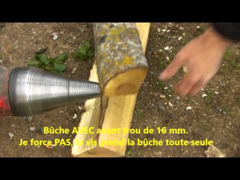 Vidéo: Fendeuse à Bois à Essence: Caractéristiques Des Modèles à Vis 