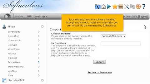 How to install a script using Softaculous on your Astutium Hosting Package