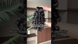 Experience our SDD 5*5 lace closure wig Bouncy curly wig 22inch #blackgirlhair #curlyhair #sddwig