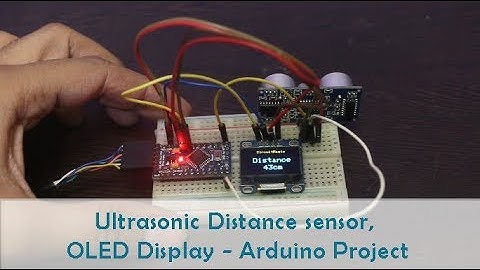 Ultrasonic Distance sensor HC-04 with Arduino – DIY Distance Meter project