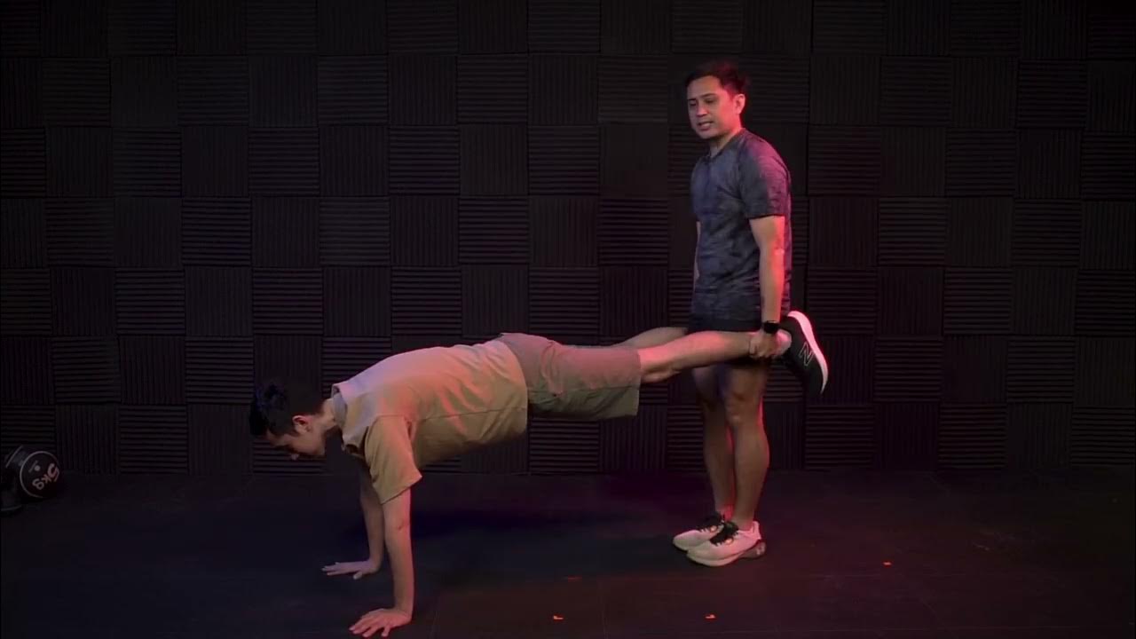 114 Wheelbarrow Push up & Squat YouTube