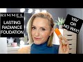 RIMMEL LASTING RADIANCE FOUNDATION REVIEW