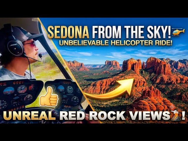 Helicopter Ride-Heaven on Earth? Sedona Arizona Nature’s Masterpiece #sedona #travel #arizona #yt