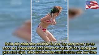 Bella Thorne Has Major Nip Slip During Bikini