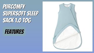 REVIEW (2026): PurComfy Supersoft Sleep Sack 1.0 TOG. Features