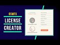 License Creator | OsmFX