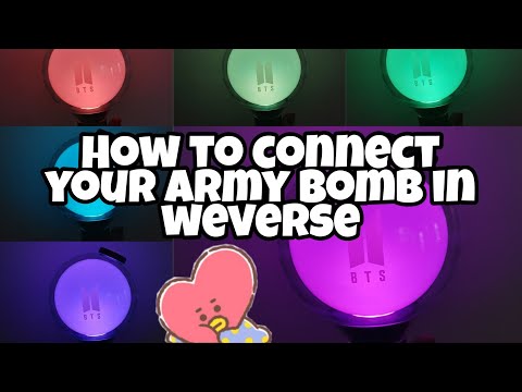 How To Connect Army Bomb In Weverse