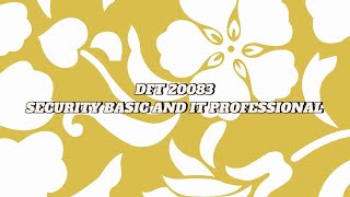 DFT 20083 (SECURITY BASIC AND IT PROFESSIONAL) Net Worth