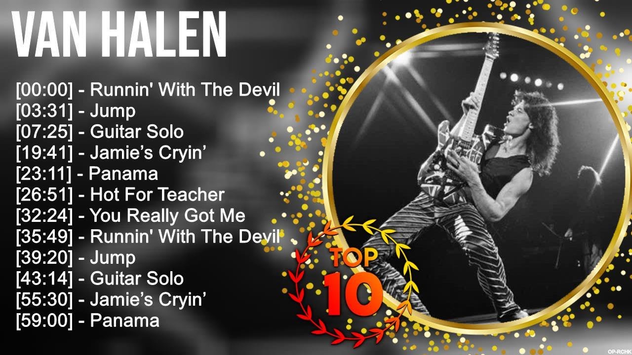Van Halen Greatest Hits ~ Best Songs Of 80s 90s Old Music Hits Collection