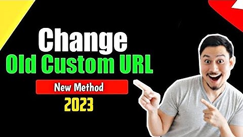 How To Set Custom URL For YouTube Channel In 2023 | How To Change Old Custom URL On YouTube