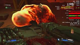 Doom On A AMD A8-9600 R7 iGPU. Gameplay Frame-rate test