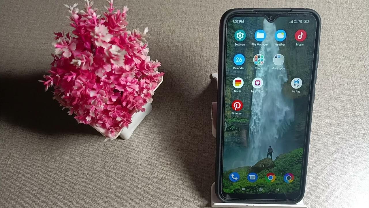 how to set Lock screen wallpaper in poco c31 mobile, wallpaper setting