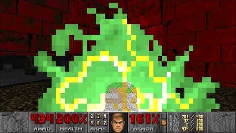 Episode 3 Level 5 (Unholy Cathedral) 100% Clear HD 1080P - The Ultimate Doom (1995) - PC
