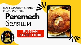 Peremachbelyashi Fried Dough Pastry With Meat Fillingбеляши