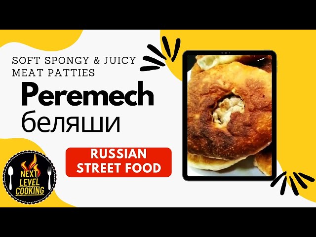 Peremach/Belyashi / Fried Dough Pastry With Meat Filling/беляши