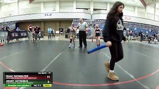 2024 Kids Folkstyle Nationals Isaac Showalter Vs Henry Antrobus 77 Ibs 14U 7Th Place Bout