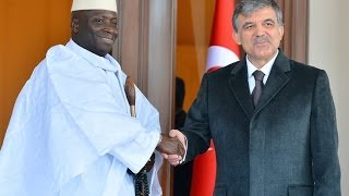 Gambiya Hurbaşkanı Jammeh Çankaya Köşkünde-11.02.2014