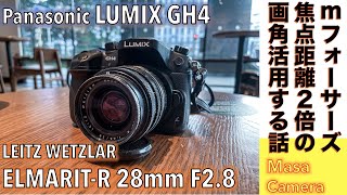 【デジタルカメラ/オールドレンズ】LEITZ WETZLAR ELMARIT-R 28mm F2.8 ライカRレンズ・シリーズ広角玉をm4/3機 LIMIX GH4で標準画角（56mm）で堪能する話。