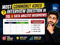 Most Commonly asked JOINS Interview question asked in SQL and Data Analyst Interviews