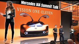 Mercedes Benz IAA Summit Talk 2023 About Future Vehicles and Technology