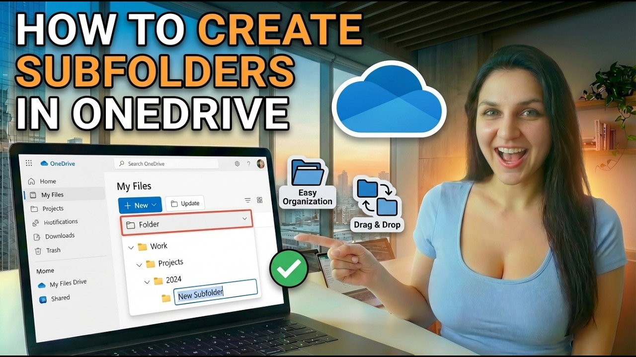 how to create subfolders in OneDrive (step by step) - YouTube