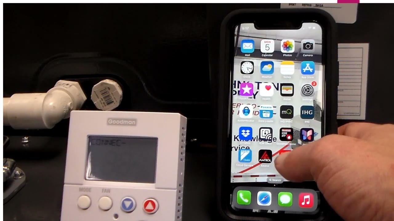 Goodman GTST Thermostat Commissioning