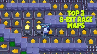 TOP 3 8-BIT RACE MAPS | MINI GAME IDEA'S WITH MAP MAKER