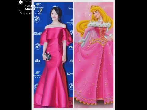Korean Actresses Vs Disney Princess Shorts 