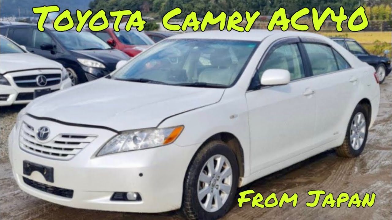 Camry 40 с пробегом 65500 км по Японии/ эндоскопия мотора 2AZ-FE