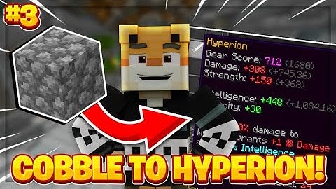 Mining from NOTHING to a Hyperion!! (Part 3) -- Hypixel Skyblock