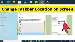 Change Taskbar Location on Screen screenshot 5