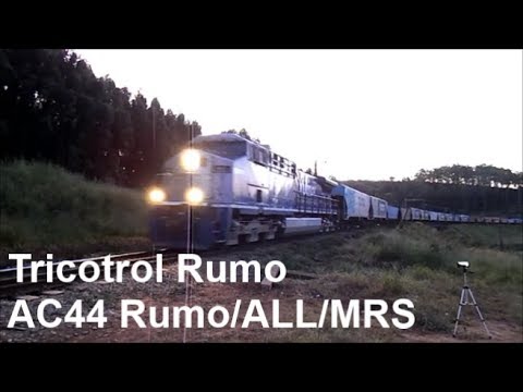 Trem Rumo | Tricotrol de AC44 Rumo/ALL/MRS - YouTube