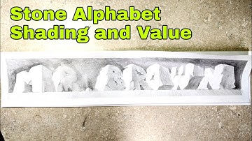 The Stone Alphabet Project - tfox_resources and  theartproject - March 18, 2020 chad brown