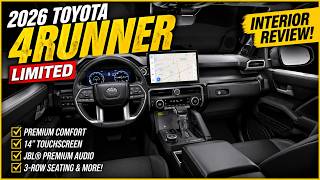 2026 Toyota 4Runner Limited Interior Review | Luxury Meets Rugged Capability