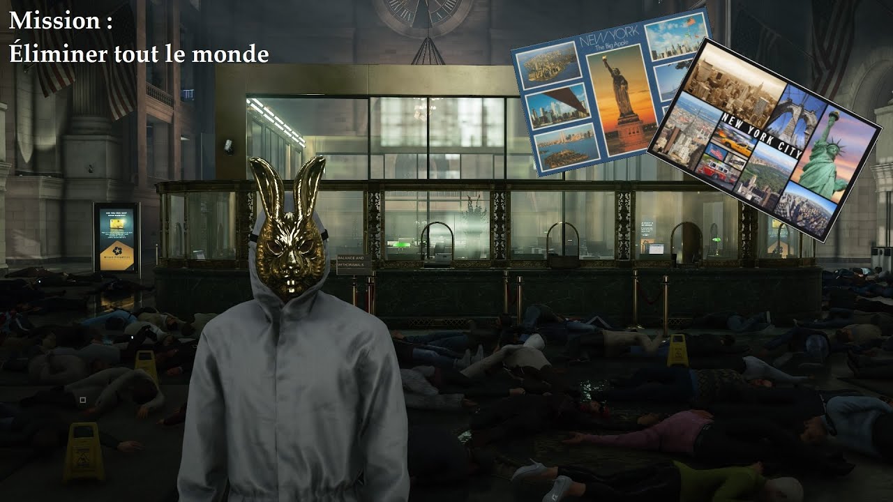On m'envoie éliminer tout le monde à New York Hitman 2 YouTube