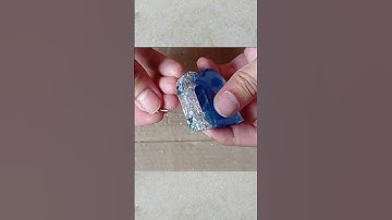 DIY Epoxy Resin Craft & Accessories | Making Resin Alphabet Letter Keychain | Silver Cool Icy Theme