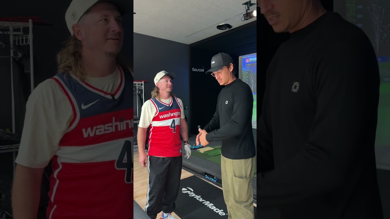 PFT hits a drive over 300 yards after some help from the @PerformanceGolfZone  Experts