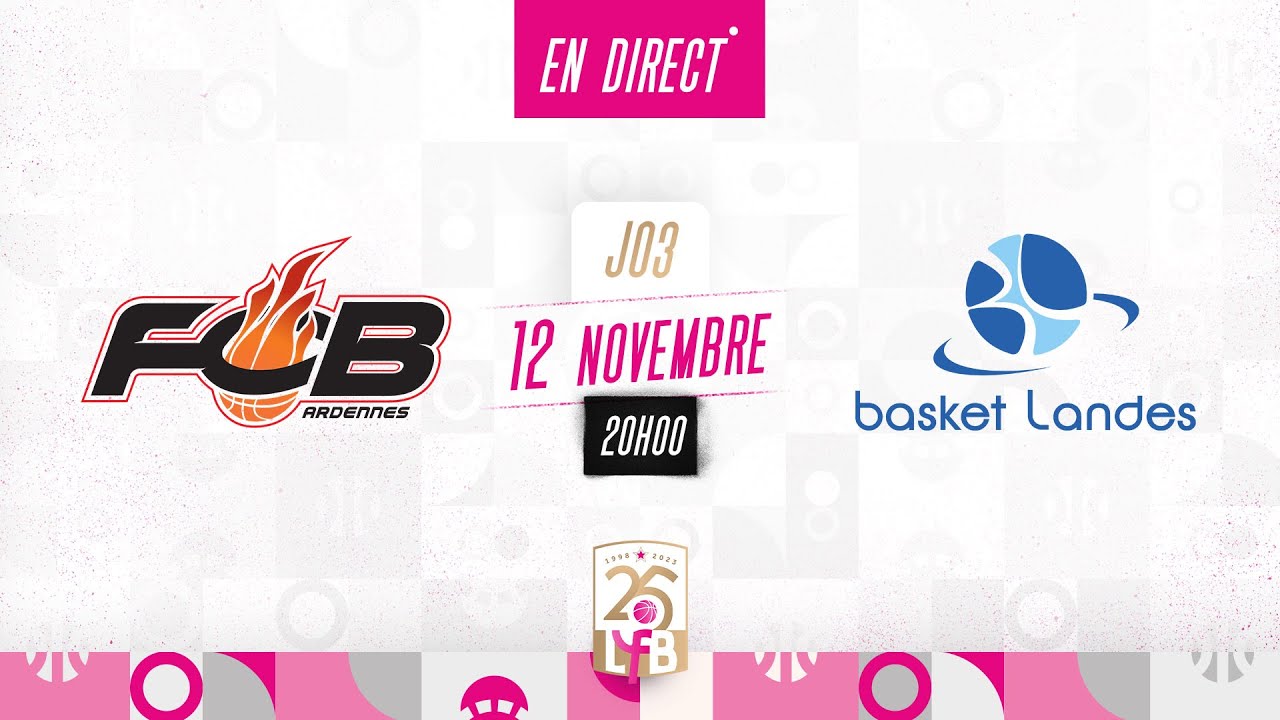LFB 20222023 J3 CharlevilleMézières Basket Landes Match complet