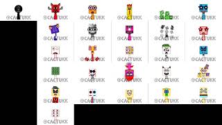 My Sprunki Oc Numberblocksincredibox Sprunki Occharacter Complation0 To 26