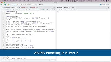 9. ARIMA Modelling Part 2