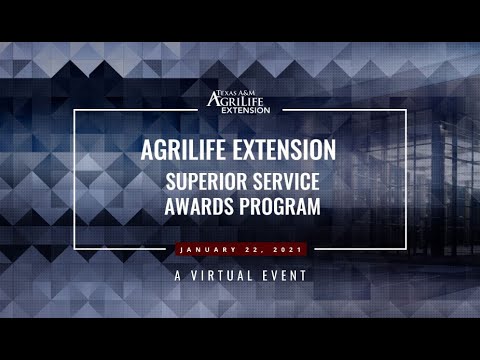 2021 Extension Superior Service Awards