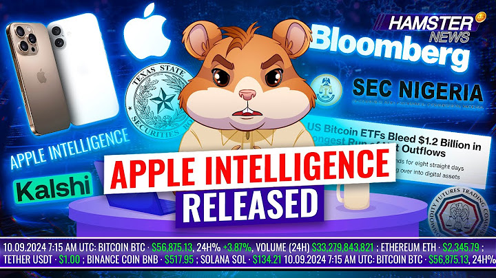 New iPhone 16 and Apple’s AI launch, $1 billion crypto refund, Bitcoin ETF outflows ⚡️ Hamster News