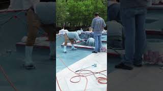Pool Plaster Time #poolbuilder #poolconstruction #wacotexas #custompool #gunitepools #backyardgoals