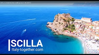 SCILLA [Calabria] Italy walking tour in 4k  Summer destination