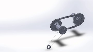 mô phỏng bộ truyền xích trên solidworks 2016